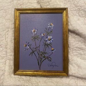 Target Blue Floral Wall Art